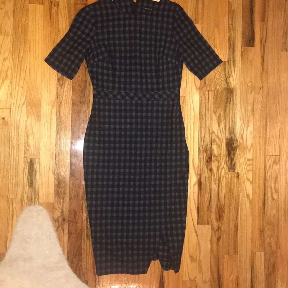 Plaid Banana Republic Dress